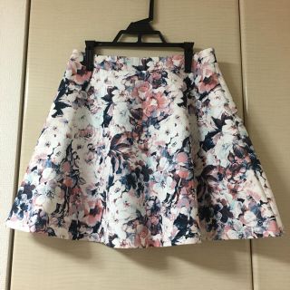 エアロポステール(AEROPOSTALE)のエアロポステール☆花柄 フレアスカート(ミニスカート)