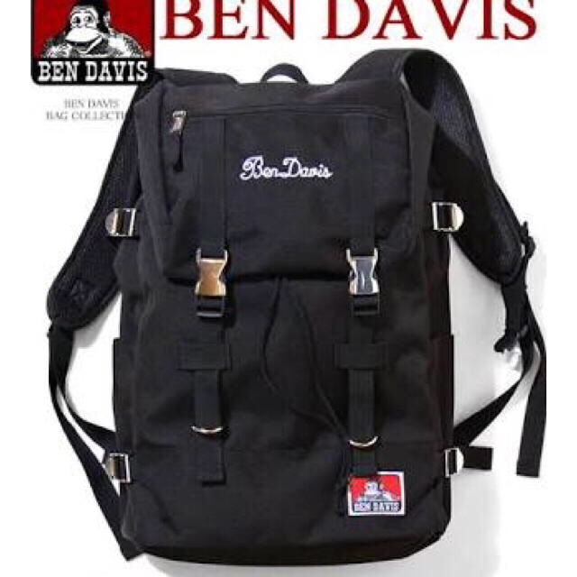 BEN DAVIS(ベンデイビス)の値下げ中コインケース付きBEN DAVIS BDW-9061 BK リュック メンズのバッグ(バッグパック/リュック)の商品写真