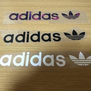 adidas アイロン プリントシート ワッペン(各種パーツ)