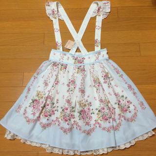 リズリサ(LIZ LISA)のリズリサ♡パネル花柄スカート♡ジャンスカ(ミニスカート)