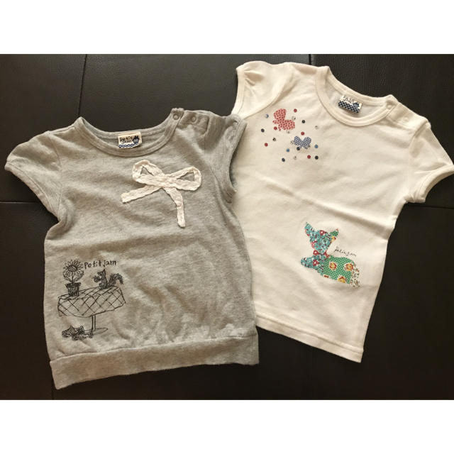 Petit jam(プチジャム)のプチジャム 半袖 カットソー キッズ/ベビー/マタニティのキッズ服女の子用(90cm~)(Tシャツ/カットソー)の商品写真