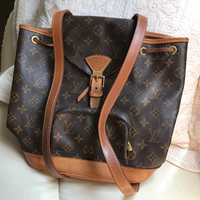 LOUIS VUITTON(ルイヴィトン)のルイヴィトン モノグラム モンスリ バックパック レディースのバッグ(リュック/バックパック)の商品写真