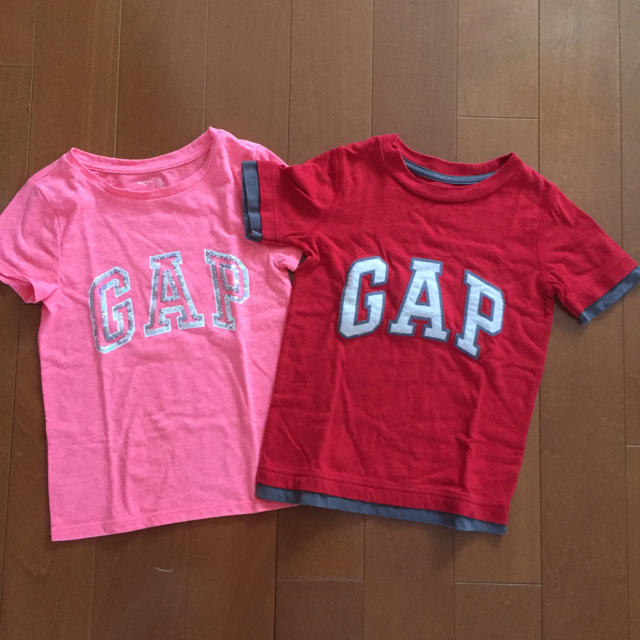 GAP Kids(ギャップキッズ)のGAP Tシャツ2枚セット 110㎝女児 キッズ/ベビー/マタニティのキッズ服女の子用(90cm~)(Tシャツ/カットソー)の商品写真