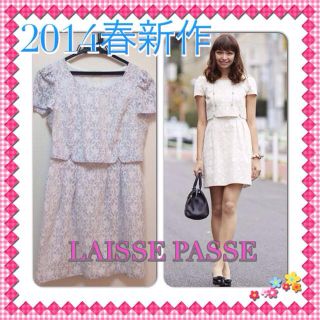 レッセパッセ(LAISSE PASSE)のLAISSE PASSE♡新作春OP(ミニワンピース)