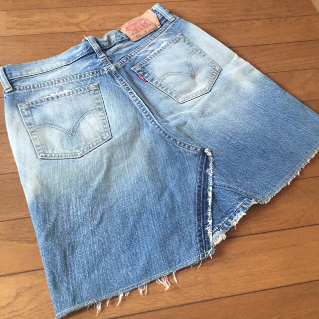 Levi's(リーバイス)のきなこさま専用☆リーバイス501 デニム レディースのスカート(ミニスカート)の商品写真