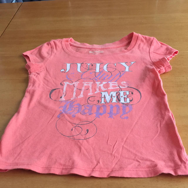 Juicy Couture(ジューシークチュール)のジューシー クチュール Tシャツ  4歳用 キッズ/ベビー/マタニティのキッズ服女の子用(90cm~)(Tシャツ/カットソー)の商品写真