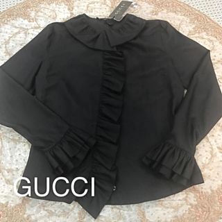 グッチ(Gucci)のグッチ  シルクブラウス(シャツ/ブラウス(長袖/七分))