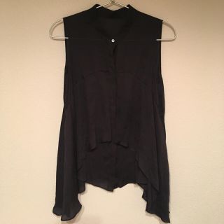 ダブルスタンダードクロージング(DOUBLE STANDARD CLOTHING)のラストプライス★美品★SOV ★ドレープブラウス(シャツ/ブラウス(半袖/袖なし))