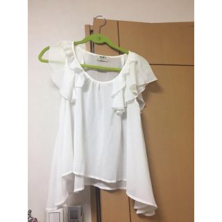 グレイル(GRL)のシースルートップス(Tシャツ(半袖/袖なし))