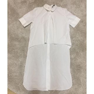 ザラ(ZARA)のzara 変形シャツ(シャツ/ブラウス(半袖/袖なし))