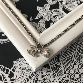 シャネル(CHANEL)の✞CHANEL ココ×ハートネックレス✞ (ネックレス)