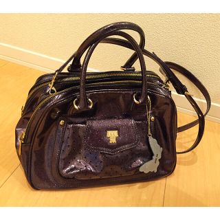 アナスイ(ANNA SUI)のANNA SUI のエナメルバッグ☆(ハンドバッグ)