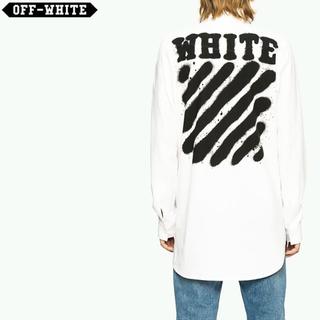 オフホワイト(OFF-WHITE)のash様専用 OFF-WHITE オフホワイト 2017SS ロゴ長袖シャツS(シャツ)