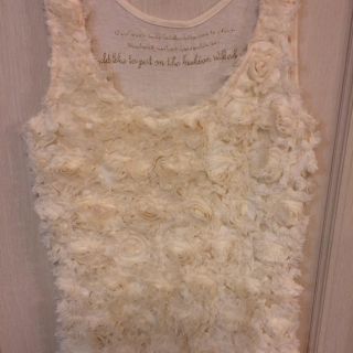 セシルマクビー(CECIL McBEE)の送料込♡セシル♡薔薇レースタンクトップ♡(タンクトップ)