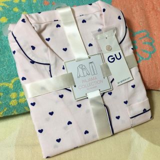 ジーユー(GU)のりんご様専用！gu♡ハートパジャマ(パジャマ)