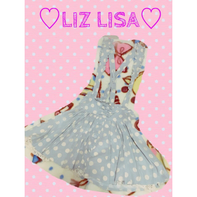 LIZ LISA(リズリサ)のリズリサミニサロペットスカート レディースのスカート(ミニスカート)の商品写真