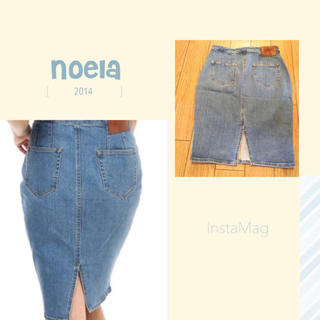 ノエラ(Noela)のNoela     デニムタイトスカート(ひざ丈スカート)
