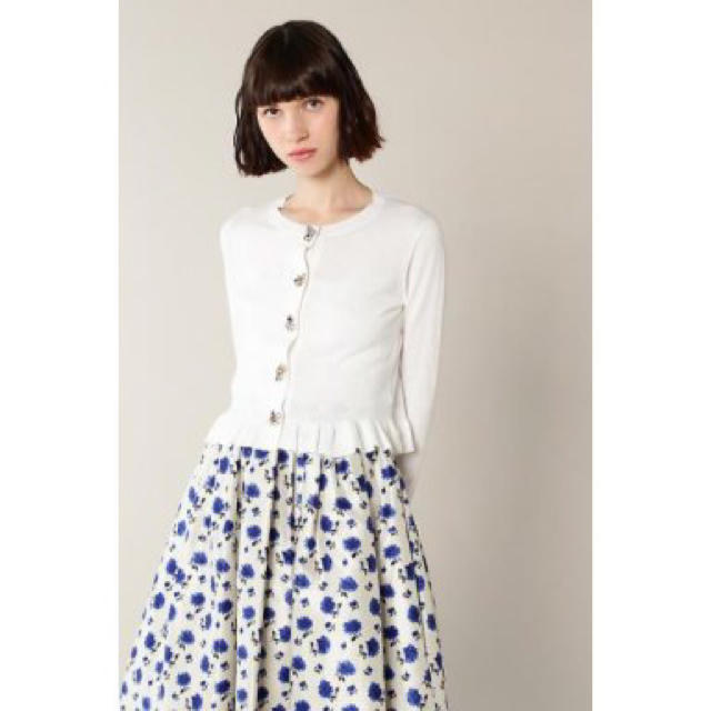 JILLSTUART(ジルスチュアート)のジルスチュアート★ビジューカーディガン M レディースのトップス(カーディガン)の商品写真