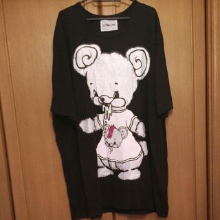 モノマニア(monomania)のyaponstee  ♡  monomania  よだれベア  ビッグTシャツ(Tシャツ(半袖/袖なし))