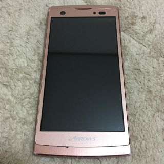 フジツウ(富士通)のau ARROWS ef FJL21 ピンクゴールド スマートフォン 中古(スマートフォン本体)