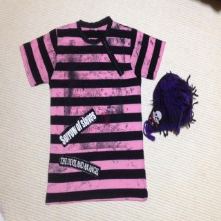 ヘルキャットパンクス(HELLCATPUNKS)のHIDEROCK♡Tシャツ＆スカーフ(Tシャツ(半袖/袖なし))