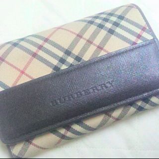 バーバリー(BURBERRY)の[本物]BURBERRY/三つ折り財布(財布)