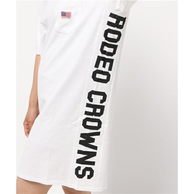 RODEO CROWNS(ロデオクラウンズ)のカノン様専用サイドパネルロゴT レディースのトップス(Tシャツ(半袖/袖なし))の商品写真