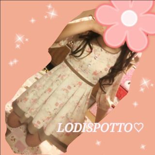 ロディスポット(LODISPOTTO)のLODISPOTTO♡Rayコラボワンピ(ひざ丈ワンピース)