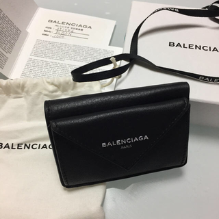 バレンシアガ(Balenciaga)の【新品未使用】バレンシアガ ミニ 財布 ブラック(財布)