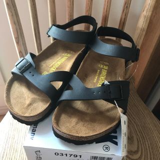 ビルケンシュトック(BIRKENSTOCK)の★新品★ビリケンシュトック★RIO★ブラック★38★(サンダル)