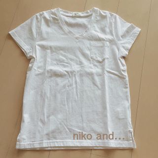 ニコアンド(niko and...)のniko and…vネックTee(Tシャツ(半袖/袖なし))