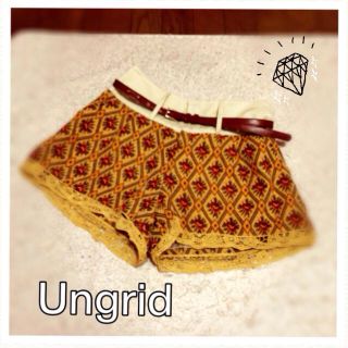 アングリッド(Ungrid)のUngrid ゴブラン織パンツ(ショートパンツ)