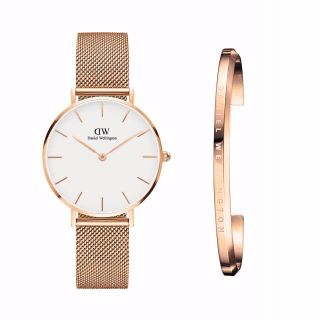 ダニエルウェリントン(Daniel Wellington)のバングル付き 新作 ダニエルウェリントン 32mm CLASSIC PETITE(腕時計)