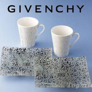 ジバンシィ(GIVENCHY)のジバンシー★アニマルレオパードカップ&プレートセット(食器)