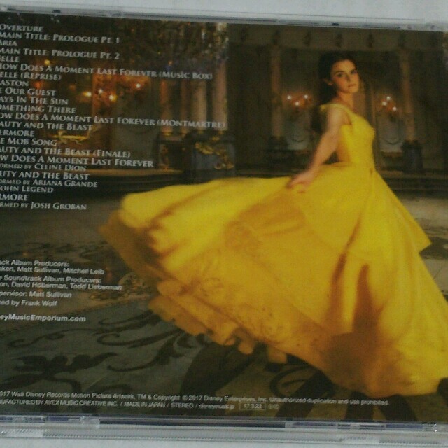 美女と野獣　サウンドトラックCD　英語版 エンタメ/ホビーのCD(映画音楽)の商品写真