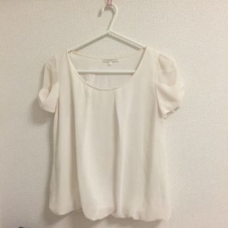 プロポーションボディドレッシング(PROPORTION BODY DRESSING)のプロポ  オフホワイト  シフォントップス(シャツ/ブラウス(半袖/袖なし))