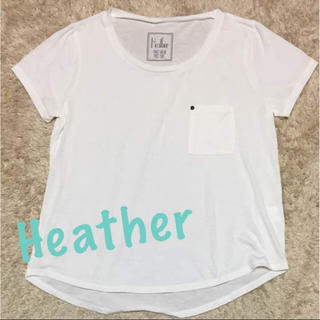 ヘザー(heather)のheather白Tシャツ☆(Tシャツ(半袖/袖なし))