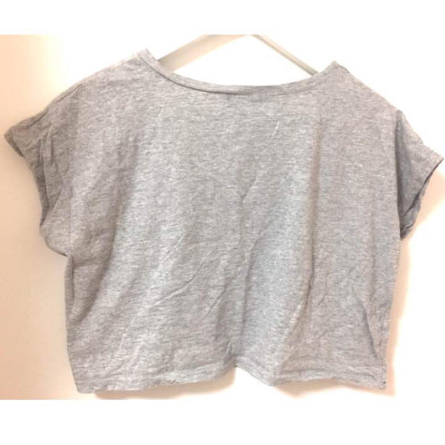 ANAP(アナップ)のANAP Ｔシャツ ショート丈 グレー レディースのトップス(Tシャツ(半袖/袖なし))の商品写真