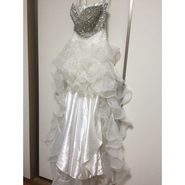 AngelR(エンジェルアール)のAngelR 白 ドレス レディースのフォーマル/ドレス(ロングドレス)の商品写真