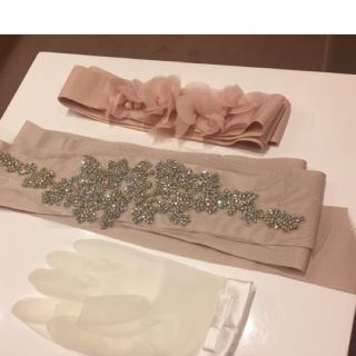 ヴェラウォン(Vera Wang)のお花 サッシュベルト(ベルト)