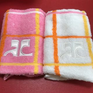 クレージュ(Courreges)のクレージュ ウォッシュタオル × 2枚(タオル/バス用品)