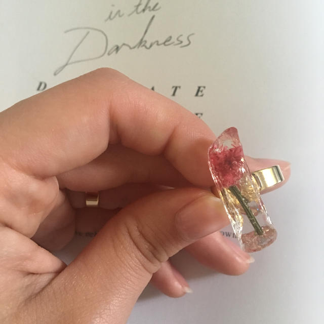 dryflower ring💐 ハンドメイドのアクセサリー(リング)の商品写真