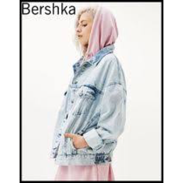 Bershka(ベルシュカ)のbershka デニムジャケット レディースのジャケット/アウター(Gジャン/デニムジャケット)の商品写真