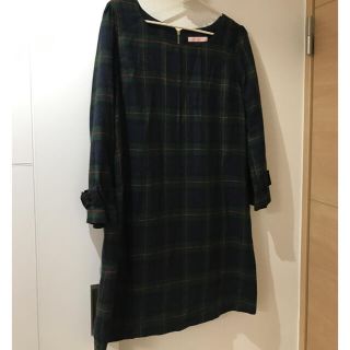 イマージュ(IMAGE)の❤新品❤IMAGE＊袖リボンワンピース(ひざ丈ワンピース)