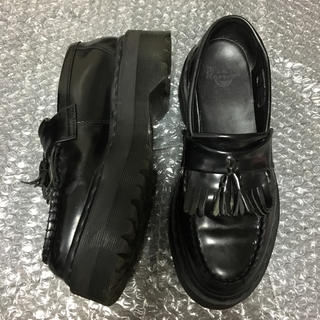 ドクターマーチン(Dr.Martens)の最終値下 厚底 ドクターマーチン タッセルローファー UK4 ブラック 23cm(ローファー/革靴)