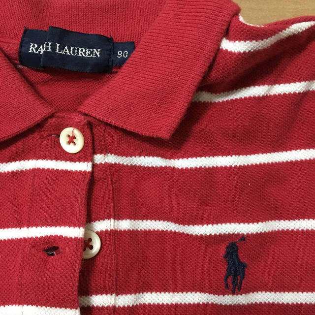 Ralph Lauren(ラルフローレン)のRALPH LAUREN🏇キッズボーダーワンピース キッズ/ベビー/マタニティのキッズ服女の子用(90cm~)(ワンピース)の商品写真