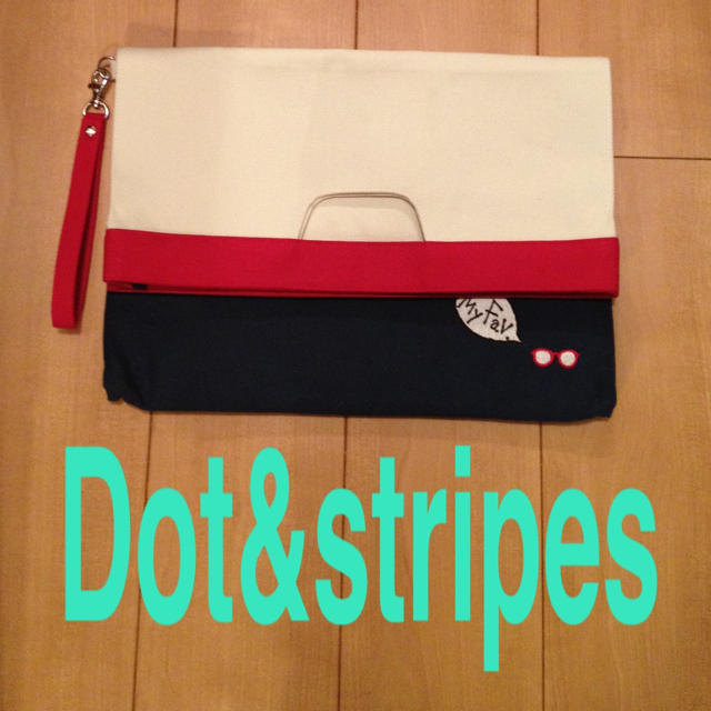 Dot&Stripes CHILDWOMAN(ドットアンドストライプスチャイルドウーマン)の新品2wayクラッチバッグ♡半額☆ レディースのバッグ(クラッチバッグ)の商品写真