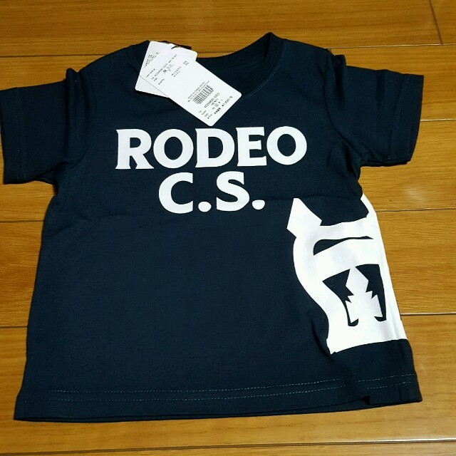 RODEO CROWNS(ロデオクラウンズ)のロデオクラウン♡キッズ　Ｓ　ネイビー　Tシャツ レディースのトップス(Tシャツ(半袖/袖なし))の商品写真