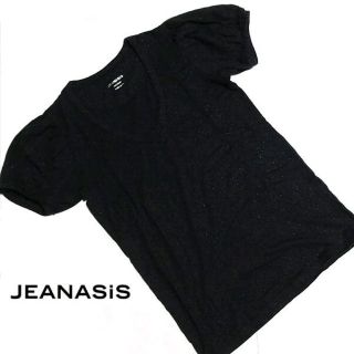 ジーナシス(JEANASIS)の超お値下げ♡JEANASIS ジーナシス パフスリーブラメTシャツ(Tシャツ(半袖/袖なし))