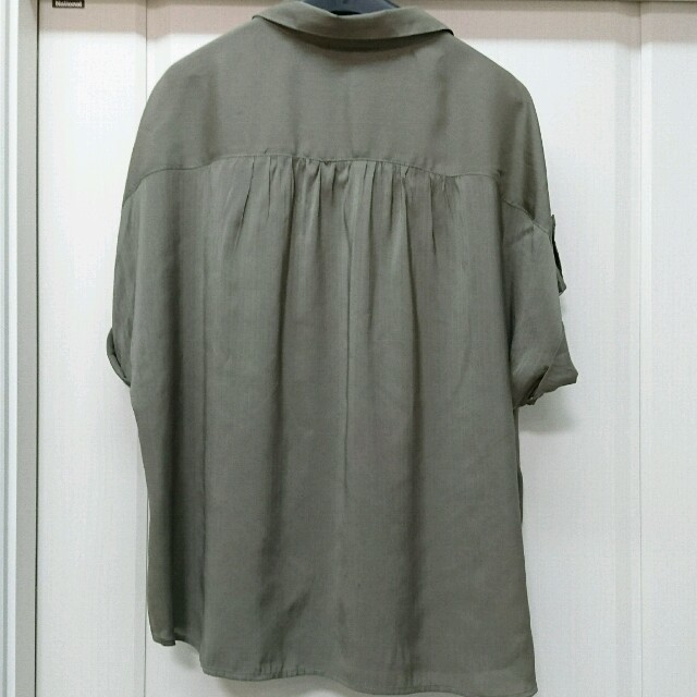 GALLORIA SWEET (XL) 大きいサイズ 細リブ Tシャツ グレー